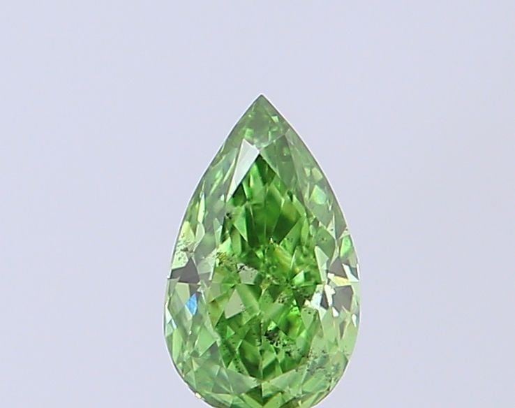 Loose Diamond - PEAR 0.16ct Fancy Vivid Green VS1: Loose Diamond - PEAR 0.16ct Fancy Vivid Green VS1 Source: This is a real non-mined Diamond that has been grown in a lab Shape: PEAR Carats: 0.16 Color: Fancy Vivid Green Certification: NONE Video:
