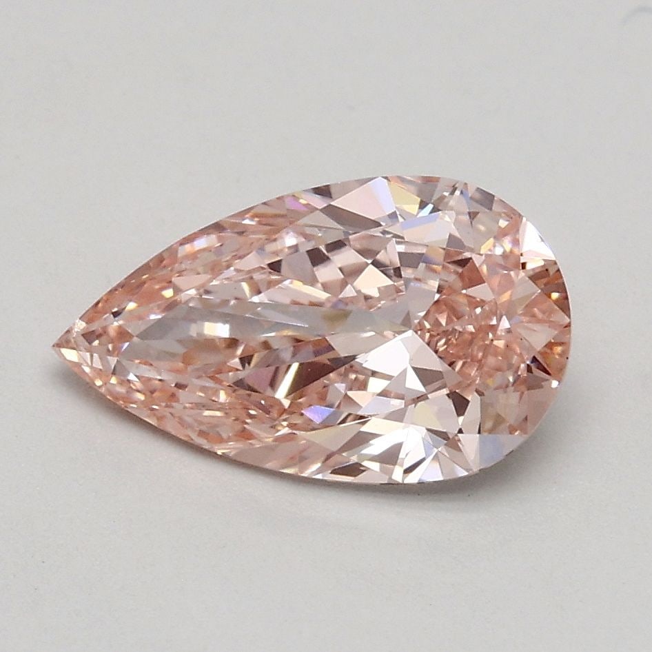 Loose Diamond - PEAR 1.0ct Fancy Pink SI1: Loose Diamond - PEAR 1.0ct Fancy Pink SI1 Source: This is a real non-mined Diamond that has been grown in a lab Shape: PEAR Carats: 1.0 Color: Fancy Pink Certification: IGI Video: