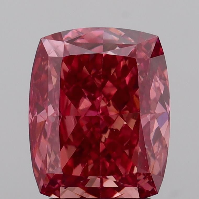 Loose Diamond - CUSHION MODIFIED 2.51ct Fancy Deep Pink VS2: Loose Diamond - CUSHION MODIFIED 2.51ct Fancy Deep Pink VS2 Source: This is a real non-mined Diamond that has been grown in a lab Shape: CUSHION MODIFIED Carats: 2.51 Color: Fancy Deep Pink