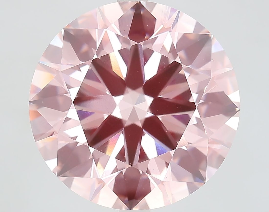 Ideal Loose Diamond - ROUND 12.02ct Fancy Intense Pink VS1: Ideal Loose Diamond - ROUND 12.02ct Fancy Intense Pink VS1 Source: This is a real non-mined Diamond that has been grown in a lab Shape: ROUND Carats: 12.02 Color: Fancy Intense Pink Certification: IGI