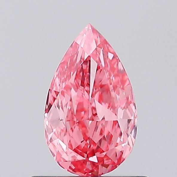Loose Diamond - PEAR 0.57ct Fancy Vivid Pink SI1: Loose Diamond - PEAR 0.57ct Fancy Vivid Pink SI1 Source: This is a real non-mined Diamond that has been grown in a lab Shape: PEAR Carats: 0.57 Color: Fancy Vivid Pink Certification: IGI Video: