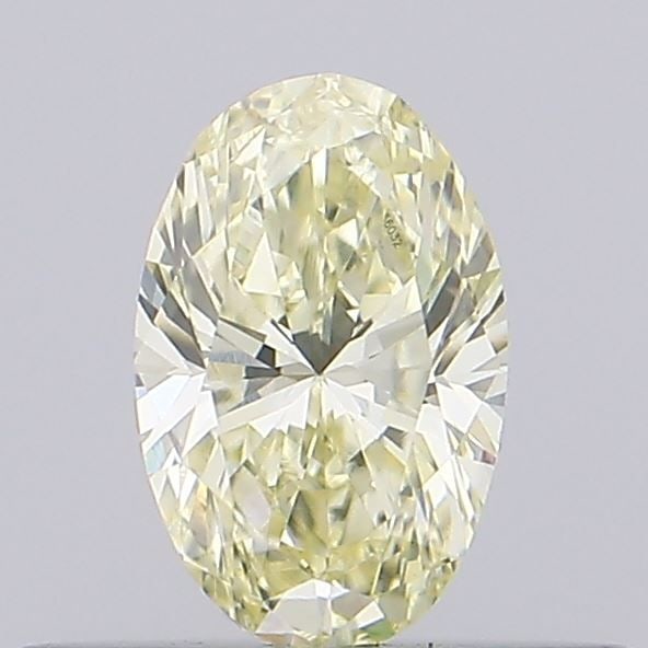 Loose Diamond - OVAL 0.32ct Fancy Light Yellow VVS2: Loose Diamond - OVAL 0.32ct Fancy Light Yellow VVS2 Source: This is a real non-mined Diamond that has been grown in a lab Shape: OVAL Carats: 0.32 Color: Fancy Light Yellow Certification: IGI Video: