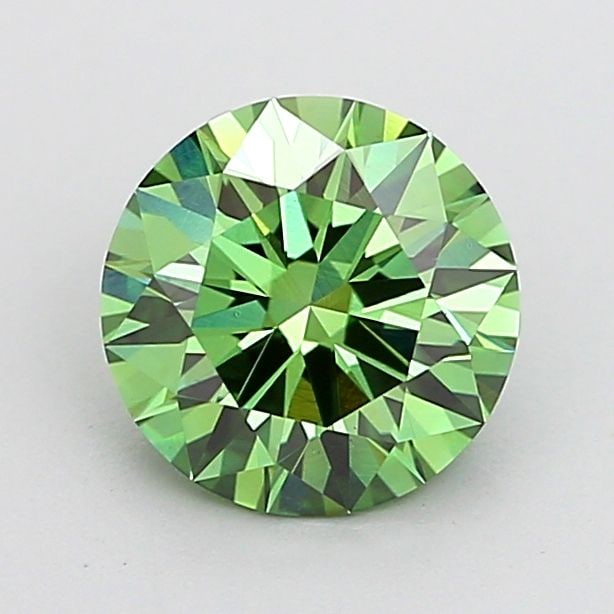 Ideal Loose Diamond - ROUND 1.5ct Fancy Vivid Green VVS2: Ideal Loose Diamond - ROUND 1.5ct Fancy Vivid Green VVS2 Source: This is a real non-mined Diamond that has been grown in a lab Shape: ROUND Carats: 1.5 Color: Fancy Vivid Green Certification: IGI