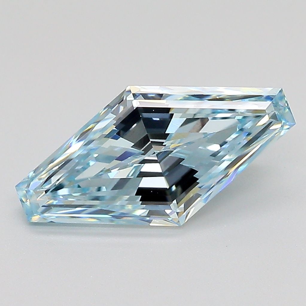 Loose Diamond - HEXAGONAL 2.0ct Fancy Blue VS1: Loose Diamond - HEXAGONAL 2.0ct Fancy Blue VS1 Source: This is a real non-mined Diamond that has been grown in a lab Shape: HEXAGONAL Carats: 2.0 Color: Fancy Blue Certification: IGI Video: Video