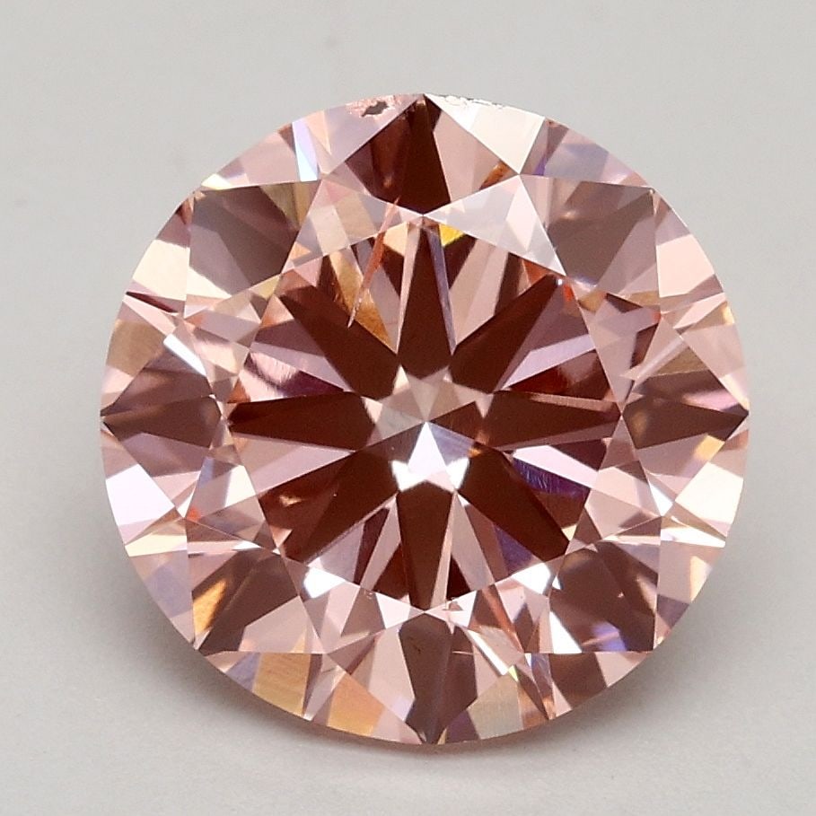 Loose Diamond - ROUND 2.5ct Fancy Intense Pink SI1: Loose Diamond - ROUND 2.5ct Fancy Intense Pink SI1 Source: This is a real non-mined Diamond that has been grown in a lab Shape: ROUND Carats: 2.5 Color: Fancy Intense Pink Certification: IGI Video: