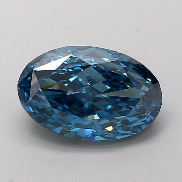 Loose Diamond - OVAL 3.2ct Fancy Blue VS1: Loose Diamond - OVAL 3.2ct Fancy Blue VS1 Source: This is a real non-mined Diamond that has been grown in a lab Shape: OVAL Carats: 3.2 Color: Fancy Blue Certification: NONE Video: