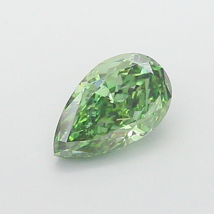 Loose Diamond - PEAR 4.01ct Fancy Vivid Green SI1: Loose Diamond - PEAR 4.01ct Fancy Vivid Green SI1 Source: This is a real non-mined Diamond that has been grown in a lab Shape: PEAR Carats: 4.01 Color: Fancy Vivid Green Certification: IGI Video: