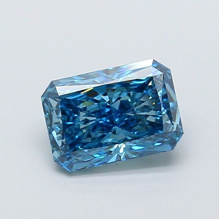 Loose Diamond - RADIANT 1.72ct Fancy Vivid Blue VS1: Loose Diamond - RADIANT 1.72ct Fancy Vivid Blue VS1 Source: This is a real non-mined Diamond that has been grown in a lab Shape: RADIANT Carats: 1.72 Color: Fancy Vivid Blue Certification: IGI Video: