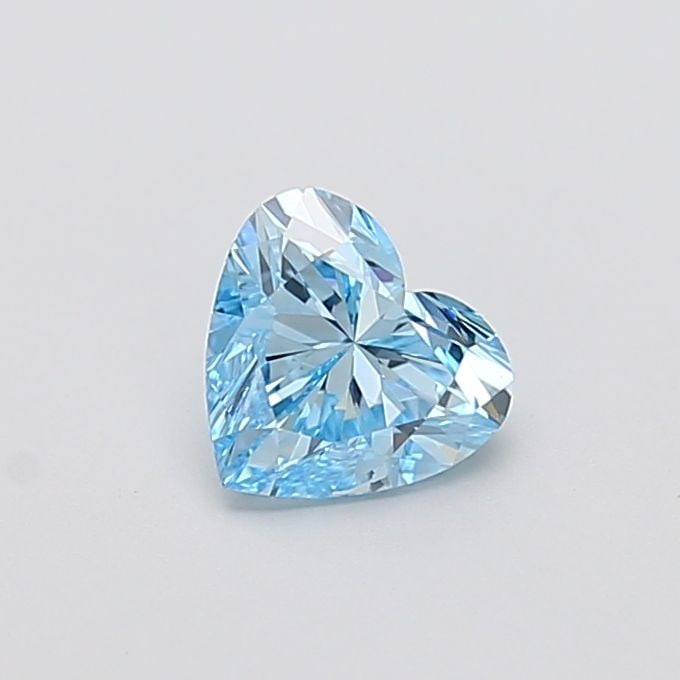 Loose Diamond - HEART 1.04ct Fancy Vivid Blue VS1: Loose Diamond - HEART 1.04ct Fancy Vivid Blue VS1 Source: This is a real non-mined Diamond that has been grown in a lab Shape: HEART Carats: 1.04 Color: Fancy Vivid Blue Certification: IGI Video: