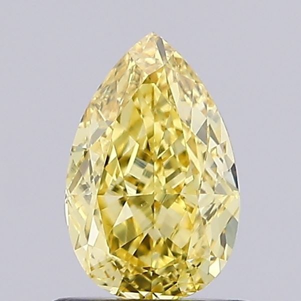 Loose Diamond - PEAR 1.04ct Fancy Vivid Yellow VVS2: Loose Diamond - PEAR 1.04ct Fancy Vivid Yellow VVS2 Source: This is a real non-mined Diamond that has been grown in a lab Shape: PEAR Carats: 1.04 Color: Fancy Vivid Yellow Certification: IGI Video: