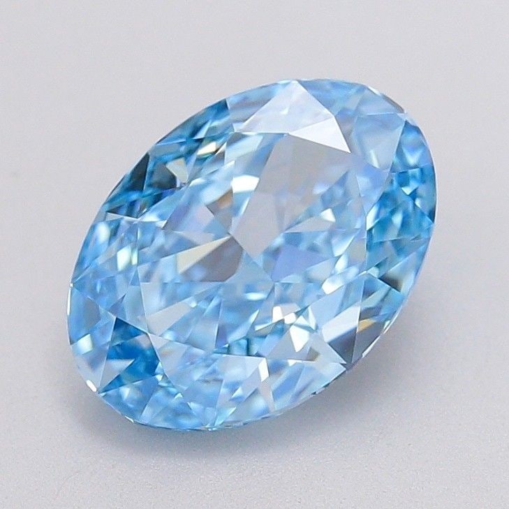 Loose Diamond - OVAL 2.01ct Fancy Vivid Blue VVS2: Loose Diamond - OVAL 2.01ct Fancy Vivid Blue VVS2 Source: This is a real non-mined Diamond that has been grown in a lab Shape: OVAL Carats: 2.01 Color: Fancy Vivid Blue Certification: IGI Video: