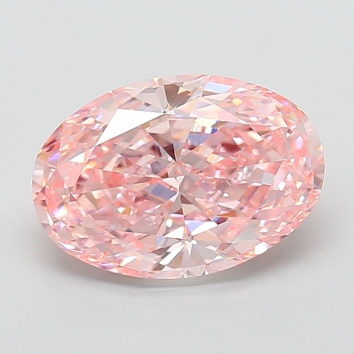 Loose Diamond - OVAL 4.69ct Fancy Intense Pink VVS2: Loose Diamond - OVAL 4.69ct Fancy Intense Pink VVS2 Source: This is a real non-mined Diamond that has been grown in a lab Shape: OVAL Carats: 4.69 Color: Fancy Intense Pink Certification: IGI Video: