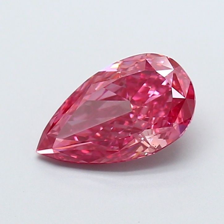 Loose Diamond - PEAR 2.23ct Fancy Vivid Pink VS1: Loose Diamond - PEAR 2.23ct Fancy Vivid Pink VS1 Source: This is a real non-mined Diamond that has been grown in a lab Shape: PEAR Carats: 2.23 Color: Fancy Vivid Pink Certification: NONE Video: