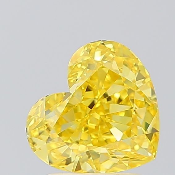 Loose Diamond - HEART 2.0ct Fancy Vivid Yellow VS1: Loose Diamond - HEART 2.0ct Fancy Vivid Yellow VS1 Source: This is a real non-mined Diamond that has been grown in a lab Shape: HEART Carats: 2.0 Color: Fancy Vivid Yellow Certification: IGI Video: