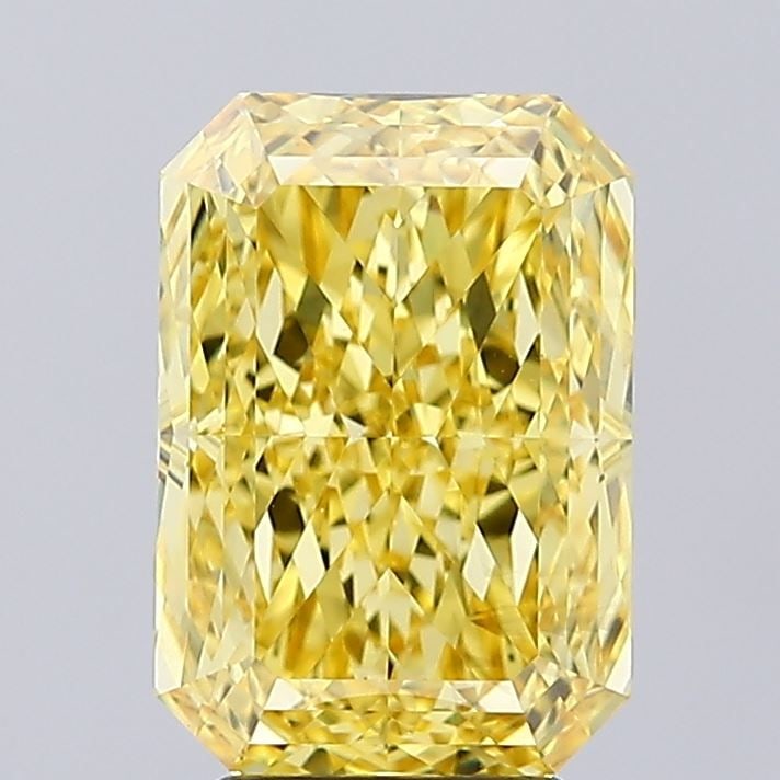 Loose Diamond - RADIANT 4.03ct Fancy Vivid Yellow VS1: Loose Diamond - RADIANT 4.03ct Fancy Vivid Yellow VS1 Source: This is a real non-mined Diamond that has been grown in a lab Shape: RADIANT Carats: 4.03 Color: Fancy Vivid Yellow Certification: IGI Vid