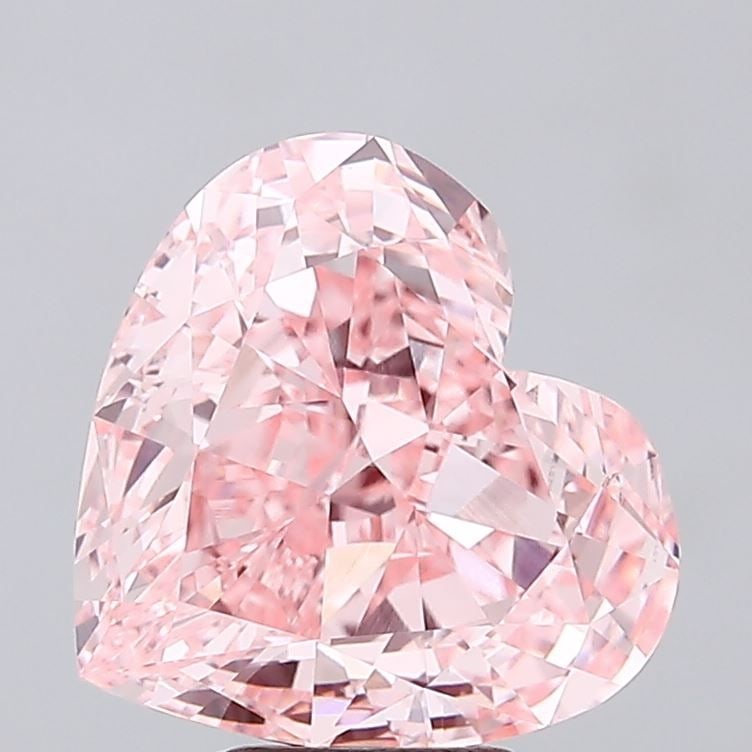 Loose Diamond - HEART 6.47ct Fancy Vivid Pink VVS2: Loose Diamond - HEART 6.47ct Fancy Vivid Pink VVS2 Source: This is a real non-mined Diamond that has been grown in a lab Shape: HEART Carats: 6.47 Color: Fancy Vivid Pink Certification: IGI Video: