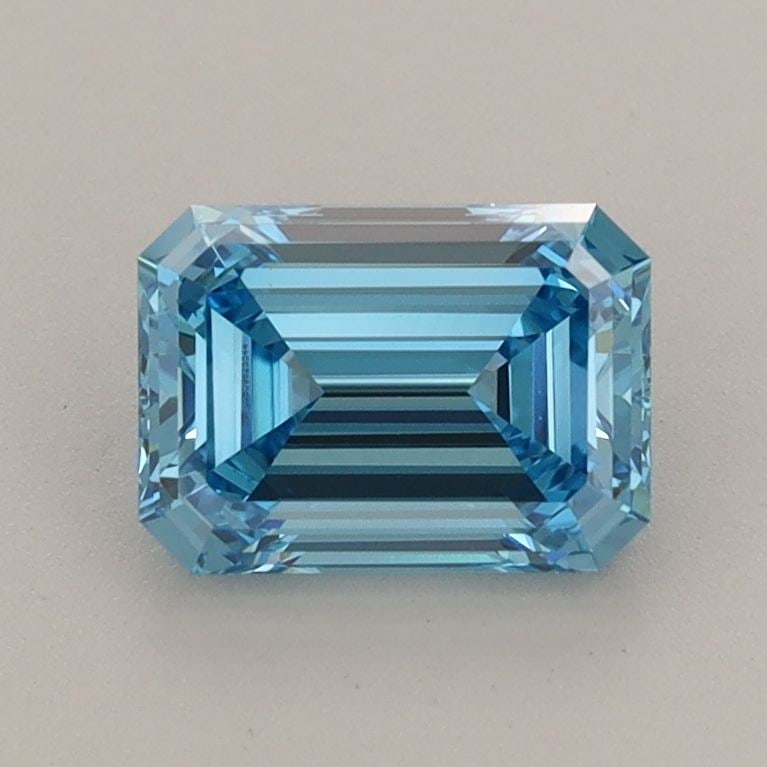 Loose Diamond - EMERALD 1.1ct Fancy Vivid Blue VVS2: Loose Diamond - EMERALD 1.1ct Fancy Vivid Blue VVS2 Source: This is a real non-mined Diamond that has been grown in a lab Shape: EMERALD Carats: 1.1 Color: Fancy Vivid Blue Certification: IGI Video: