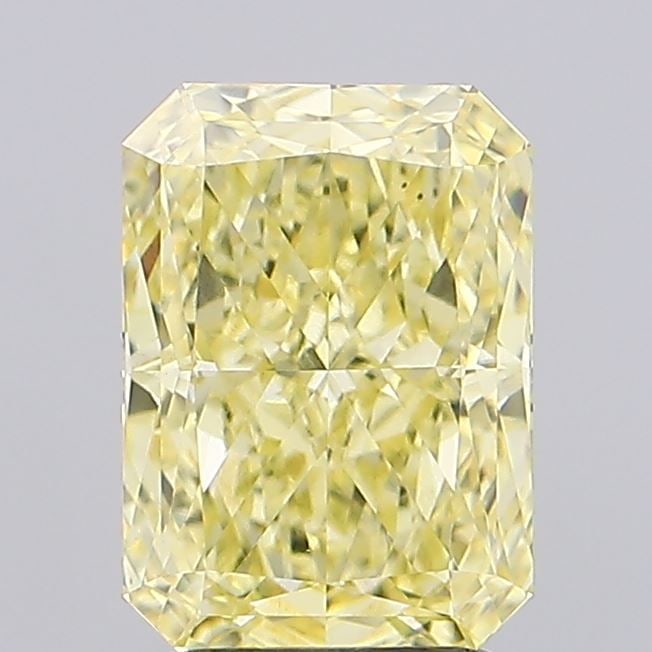 Loose Diamond - RADIANT 2.65ct Fancy Intense Yellow VS1: Loose Diamond - RADIANT 2.65ct Fancy Intense Yellow VS1 Source: This is a real non-mined Diamond that has been grown in a lab Shape: RADIANT Carats: 2.65 Color: Fancy Intense Yellow Certification: IGI