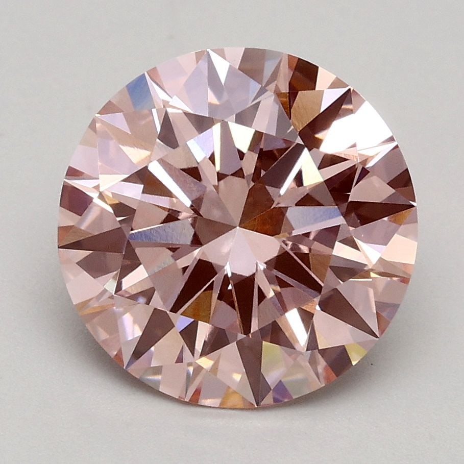 Ideal Loose Diamond - ROUND 2.22ct Fancy Intense Pink VVS2: Ideal Loose Diamond - ROUND 2.22ct Fancy Intense Pink VVS2 Source: This is a real non-mined Diamond that has been grown in a lab Shape: ROUND Carats: 2.22 Color: Fancy Intense Pink Certification: IGI