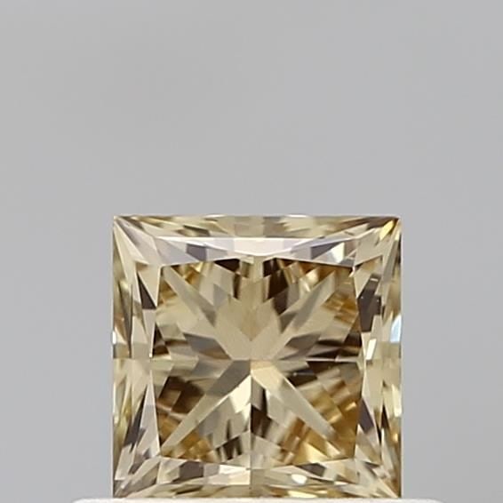 Loose Diamond - PRINCESS 0.62ct Fancy Light Brownish Yellow VS2: Loose Diamond - PRINCESS 0.62ct Fancy Light Brownish Yellow VS2 Source: This is a real non-mined Diamond that has been grown in a lab Shape: PRINCESS Carats: 0.62 Color: Fancy Light Brownish Yellow
