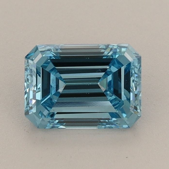 Loose Diamond - EMERALD 0.9ct Fancy Vivid Blue VS2: Loose Diamond - EMERALD 0.9ct Fancy Vivid Blue VS2 Source: This is a real non-mined Diamond that has been grown in a lab Shape: EMERALD Carats: 0.9 Color: Fancy Vivid Blue Certification: IGI PLEASE NO