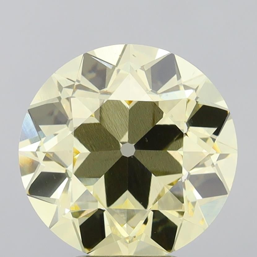 Loose Diamond - OLD EUROPEAN CUT 5.01ct Fancy Light Yellow VS1: Loose Diamond - OLD EUROPEAN CUT 5.01ct Fancy Light Yellow VS1 Source: This is a real non-mined Diamond that has been grown in a lab Shape: OLD EUROPEAN CUT Carats: 5.01 Color: Fancy Light Yellow Cert