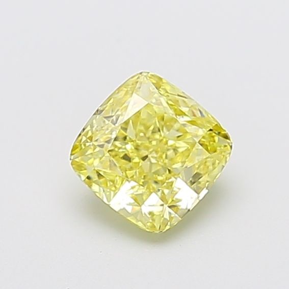 Loose Diamond - CUSHION MODIFIED 1.01ct Fancy Intense Yellow VS1: Loose Diamond - CUSHION MODIFIED 1.01ct Fancy Intense Yellow VS1 Source: This is a real non-mined Diamond that has been grown in a lab Shape: CUSHION MODIFIED Carats: 1.01 Color: Fancy Intense Yellow