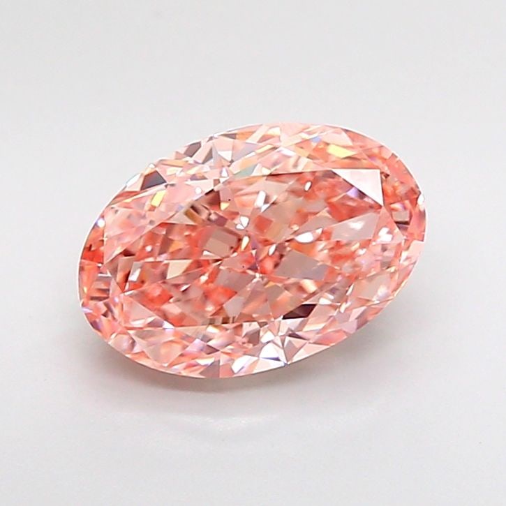 Loose Diamond - OVAL 2.54ct Fancy Vivid Pink VVS2: Loose Diamond - OVAL 2.54ct Fancy Vivid Pink VVS2 Source: This is a real non-mined Diamond that has been grown in a lab Shape: OVAL Carats: 2.54 Color: Fancy Vivid Pink Certification: IGI Video: