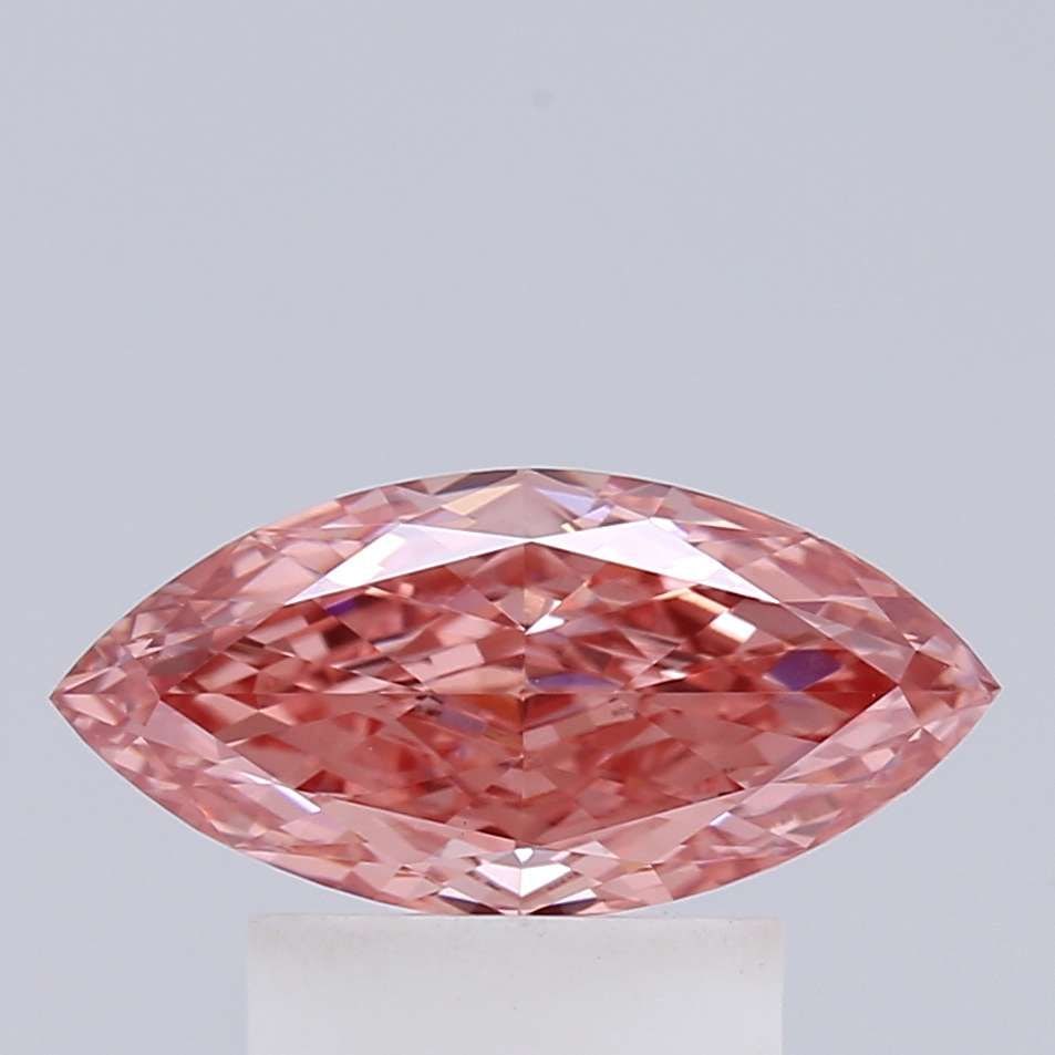 Loose Diamond - MARQUISE 1.05ct Fancy Vivid Pink VVS2: Loose Diamond - MARQUISE 1.05ct Fancy Vivid Pink VVS2 Source: This is a real non-mined Diamond that has been grown in a lab Shape: MARQUISE Carats: 1.05 Color: Fancy Vivid Pink Certification: IGI