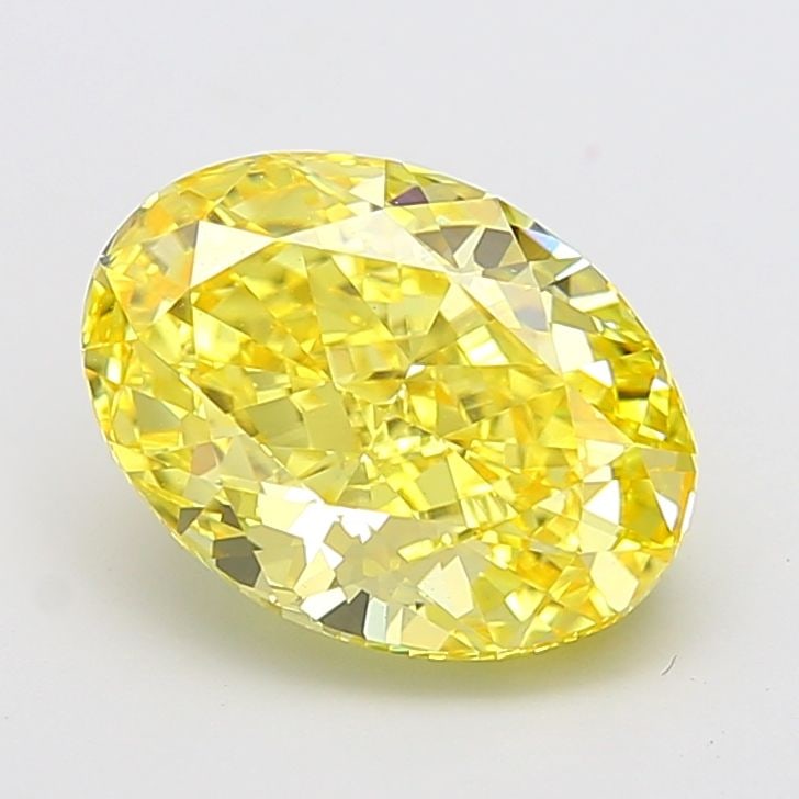 Loose Diamond - OVAL 5.02ct Fancy Vivid Yellow VS1 (1 of 1)