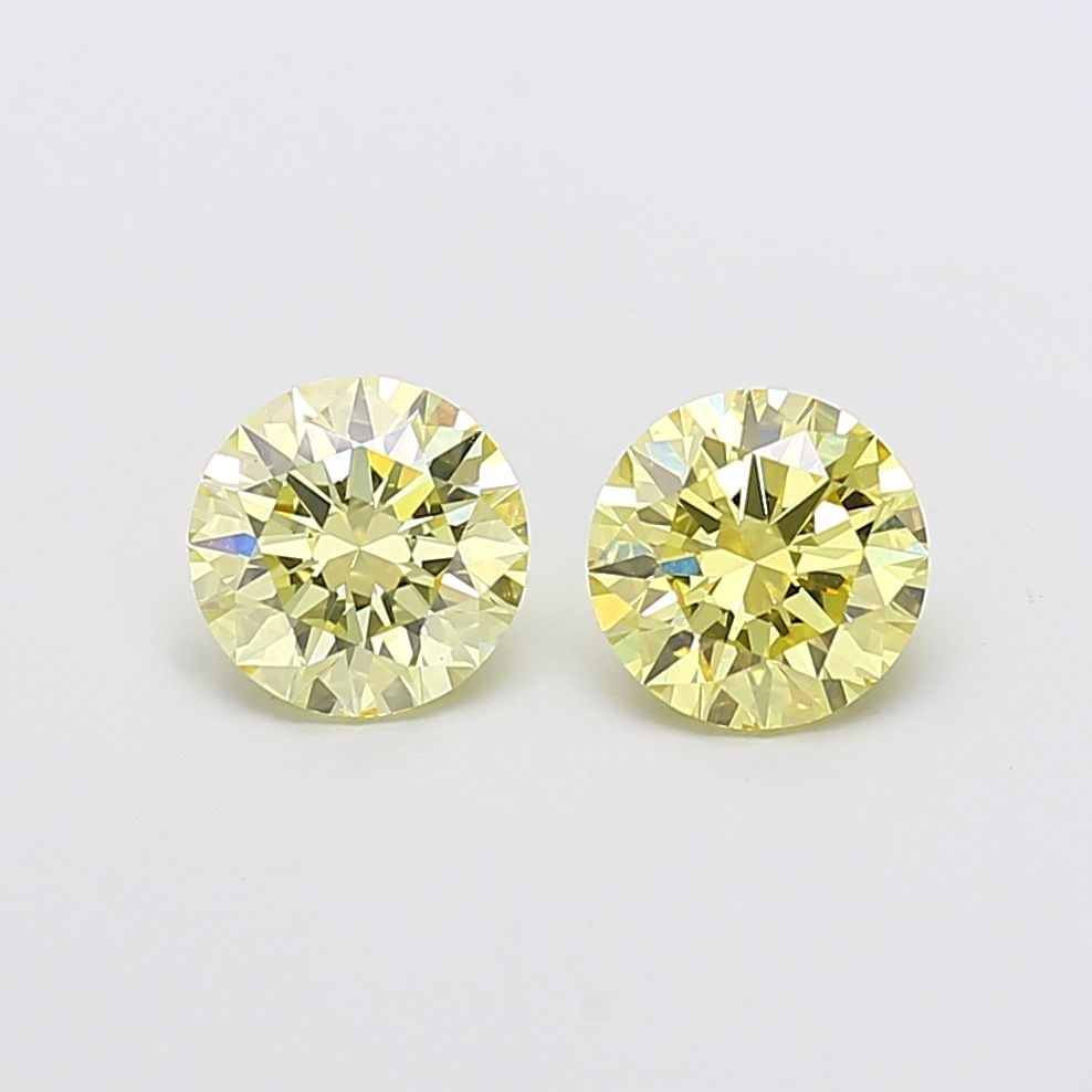 Loose Diamond - ROUND 1.0ct Fancy Yellow VVS2: Loose Diamond - ROUND 1.0ct Fancy Yellow VVS2 Source: This is a real non-mined Diamond that has been grown in a lab Shape: ROUND Carats: 1.0 Color: Fancy Yellow Certification: IGI Video: