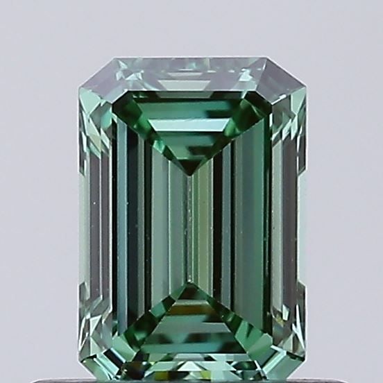 Loose Diamond - EMERALD 0.66ct Fancy Vivid Green VVS2: Loose Diamond - EMERALD 0.66ct Fancy Vivid Green VVS2 Source: This is a real non-mined Diamond that has been grown in a lab Shape: EMERALD Carats: 0.66 Color: Fancy Vivid Green Certification: NONE Vid