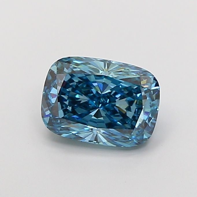Loose Diamond - CUSHION MODIFIED 3.02ct Fancy Vivid Blue VS2 (1 of 1)
