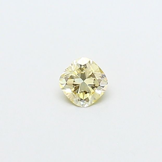 Loose Diamond - CUSHION BRILLIANT 0.16ct Fancy Vivid Yellow VS1: Loose Diamond - CUSHION BRILLIANT 0.16ct Fancy Vivid Yellow VS1 Source: This is a real non-mined Diamond that has been grown in a lab Shape: CUSHION BRILLIANT Carats: 0.16 Color: Fancy Vivid Yellow Ce