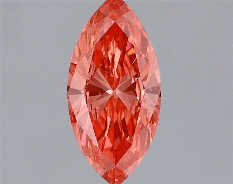 Loose Diamond - MARQUISE 0.7ct Fancy Vivid Pink VS2: Loose Diamond - MARQUISE 0.7ct Fancy Vivid Pink VS2 Source: This is a real non-mined Diamond that has been grown in a lab Shape: MARQUISE Carats: 0.7 Color: Fancy Vivid Pink Certification: IGI Video: