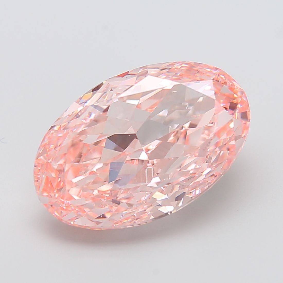 Loose Diamond - OVAL 15.07ct Fancy Intense Pink VVS2: Loose Diamond - OVAL 15.07ct Fancy Intense Pink VVS2 Source: This is a real non-mined Diamond that has been grown in a lab Shape: OVAL Carats: 15.07 Color: Fancy Intense Pink Certification: IGI Video: