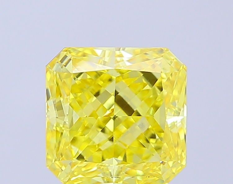 Loose Diamond - SQUARE RADIANT 3.01ct Fancy Vivid Yellow VVS1: Loose Diamond - SQUARE RADIANT 3.01ct Fancy Vivid Yellow VVS1 Source: This is a real non-mined Diamond that has been grown in a lab Shape: SQUARE RADIANT Carats: 3.01 Color: Fancy Vivid Yellow Certifi