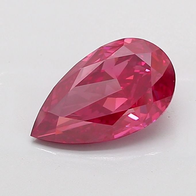 Loose Diamond - PEAR 3.02ct Fancy Vivid Pink VS1 (1 of 1)