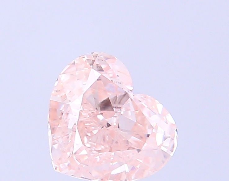 Loose Diamond - HEART 0.57ct Fancy Light Pinkish Brown VVS2: Loose Diamond - HEART 0.57ct Fancy Light Pinkish Brown VVS2 Source: This is a real non-mined Diamond that has been grown in a lab Shape: HEART Carats: 0.57 Color: Fancy Light Pinkish Brown