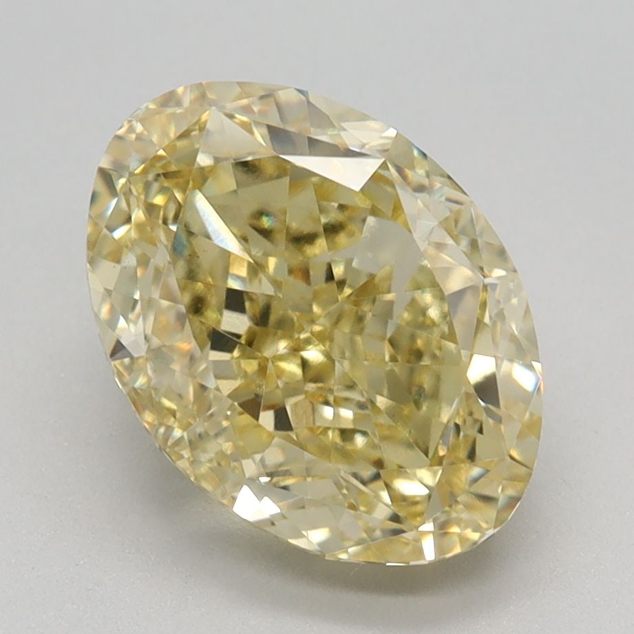 Loose Diamond - OVAL 2.75ct Fancy Intense Yellow VS1: Loose Diamond - OVAL 2.75ct Fancy Intense Yellow VS1 Source: This is a real non-mined Diamond that has been grown in a lab Shape: OVAL Carats: 2.75 Color: Fancy Intense Yellow Certification: IGI Video