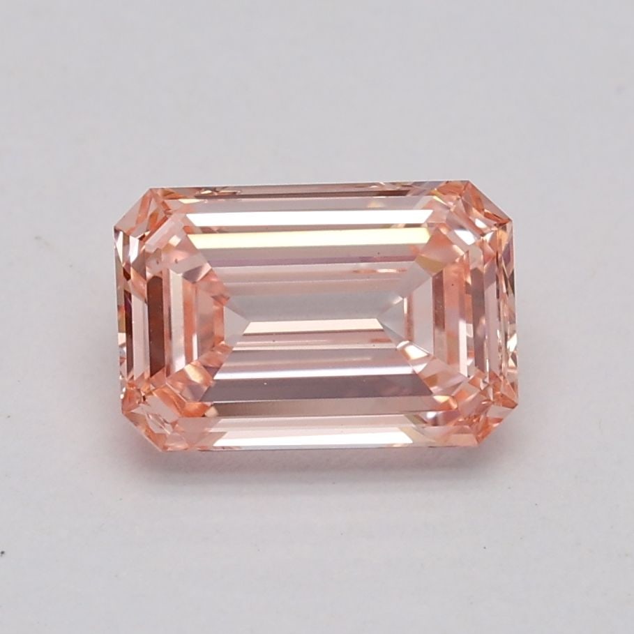 Loose Diamond - EMERALD 0.93ct Fancy Intense Pink VS1: Loose Diamond - EMERALD 0.93ct Fancy Intense Pink VS1 Source: This is a real non-mined Diamond that has been grown in a lab Shape: EMERALD Carats: 0.93 Color: Fancy Intense Pink Certification: IGI Vid