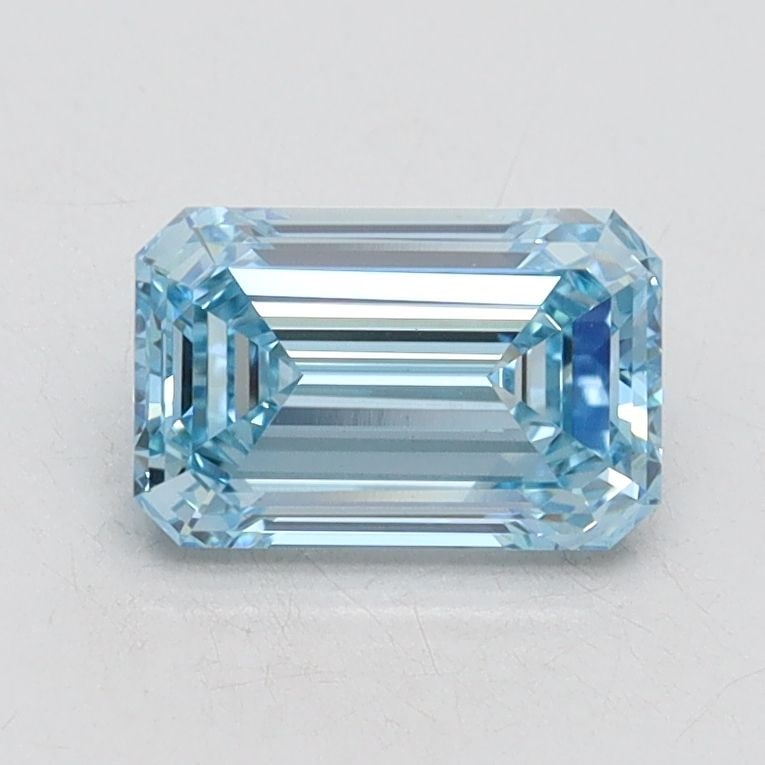 Loose Diamond - EMERALD 1.05ct Fancy Intense Blue VS1: Loose Diamond - EMERALD 1.05ct Fancy Intense Blue VS1 Source: This is a real non-mined Diamond that has been grown in a lab Shape: EMERALD Carats: 1.05 Color: Fancy Intense Blue Certification: IGI Vid