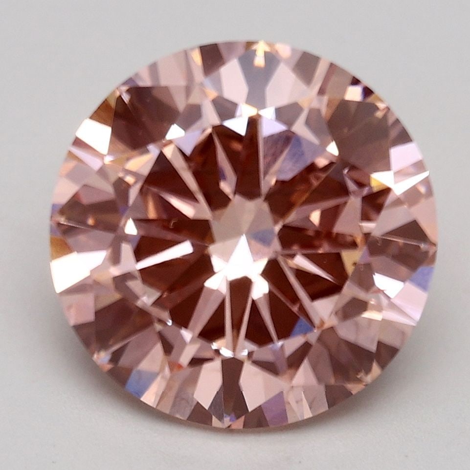 Loose Diamond - ROUND 3.07ct Fancy Intense Pink SI1: Loose Diamond - ROUND 3.07ct Fancy Intense Pink SI1 Source: This is a real non-mined Diamond that has been grown in a lab Shape: ROUND Carats: 3.07 Color: Fancy Intense Pink Certification: IGI Video: