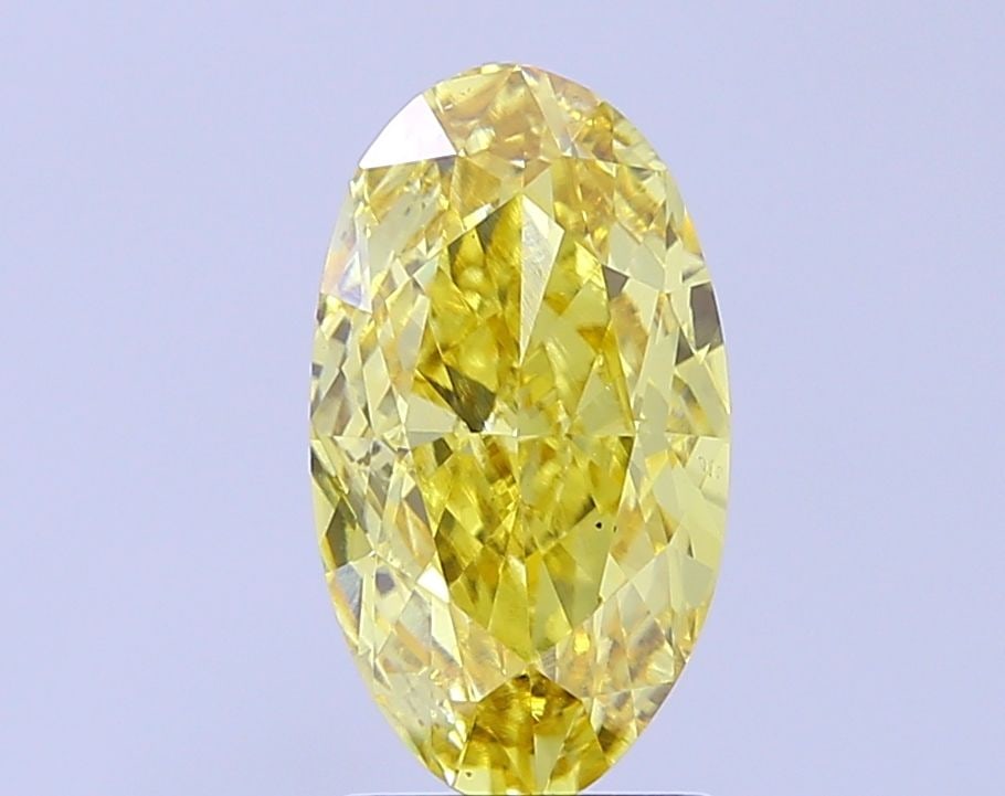 Loose Diamond - OVAL 3.02ct Fancy Vivid Yellow VS1: Loose Diamond - OVAL 3.02ct Fancy Vivid Yellow VS1 Source: This is a real non-mined Diamond that has been grown in a lab Shape: OVAL Carats: 3.02 Color: Fancy Vivid Yellow Certification: IGI Video: