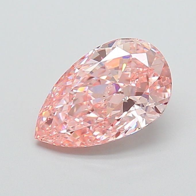 Loose Diamond - PEAR 2.1ct Fancy Vivid Pink VS1: Loose Diamond - PEAR 2.1ct Fancy Vivid Pink VS1 Source: This is a real non-mined Diamond that has been grown in a lab Shape: PEAR Carats: 2.1 Color: Fancy Vivid Pink Certification: IGI Video: