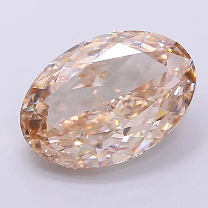 Loose Diamond - OVAL 2.72ct Very Light Brown VS1: Loose Diamond - OVAL 2.72ct Very Light Brown VS1 Source: This is a real non-mined Diamond that has been grown in a lab Shape: OVAL Carats: 2.72 Color: Very Light Brown Certification: IGI Video:
