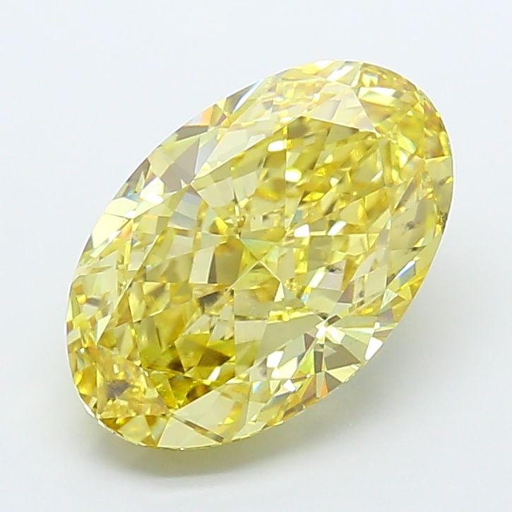 Loose Diamond - OVAL 10.03ct Fancy Yellow VS2: Loose Diamond - OVAL 10.03ct Fancy Yellow VS2 Source: This is a real non-mined Diamond that has been grown in a lab Shape: OVAL Carats: 10.03 Color: Fancy Yellow Certification: IGI Video: