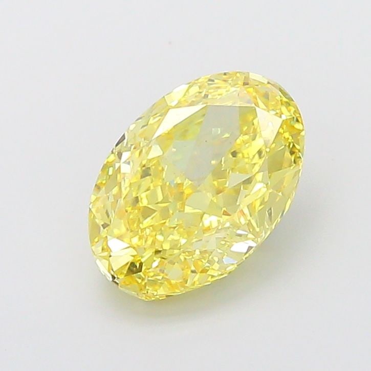 Loose Diamond - OVAL 5.22ct Fancy Vivid Yellow VS1: Loose Diamond - OVAL 5.22ct Fancy Vivid Yellow VS1 Source: This is a real non-mined Diamond that has been grown in a lab Shape: OVAL Carats: 5.22 Color: Fancy Vivid Yellow Certification: IGI Video: