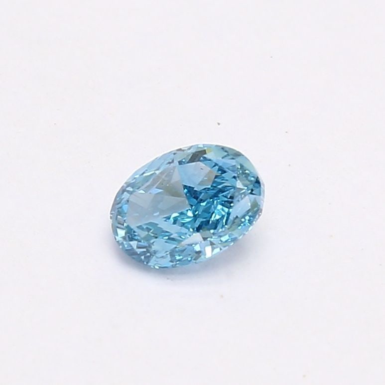 Loose Diamond - OVAL 0.46ct Fancy Vivid Blue VVS2: Loose Diamond - OVAL 0.46ct Fancy Vivid Blue VVS2 Source: This is a real non-mined Diamond that has been grown in a lab Shape: OVAL Carats: 0.46 Color: Fancy Vivid Blue Certification: NONE Video: