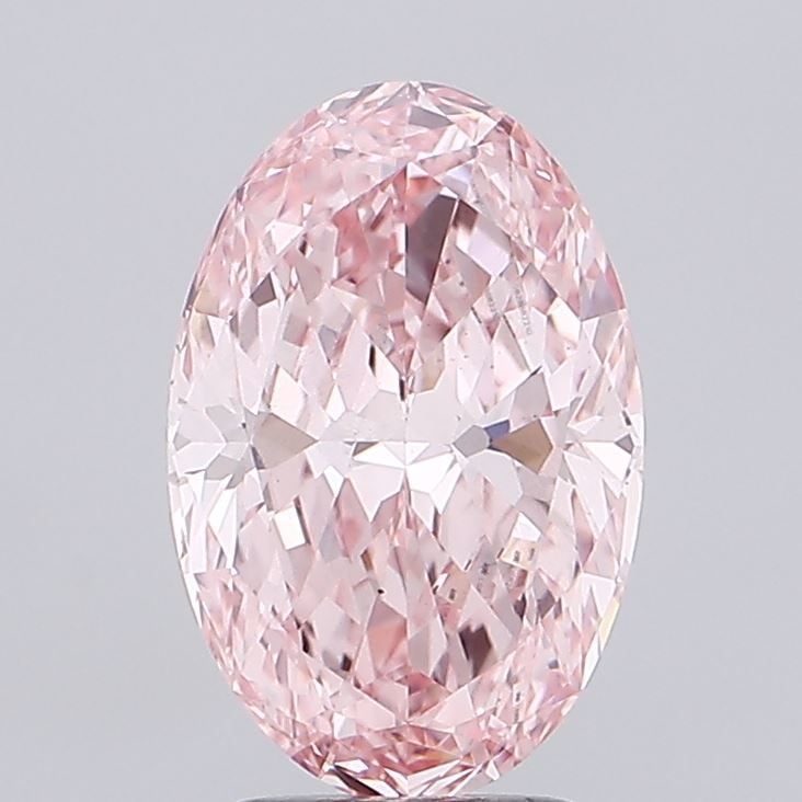 Loose Diamond - OVAL 3.53ct Fancy Vivid Pink VS1: Loose Diamond - OVAL 3.53ct Fancy Vivid Pink VS1 Source: This is a real non-mined Diamond that has been grown in a lab Shape: OVAL Carats: 3.53 Color: Fancy Vivid Pink Certification: IGI PLEASE NOTE: